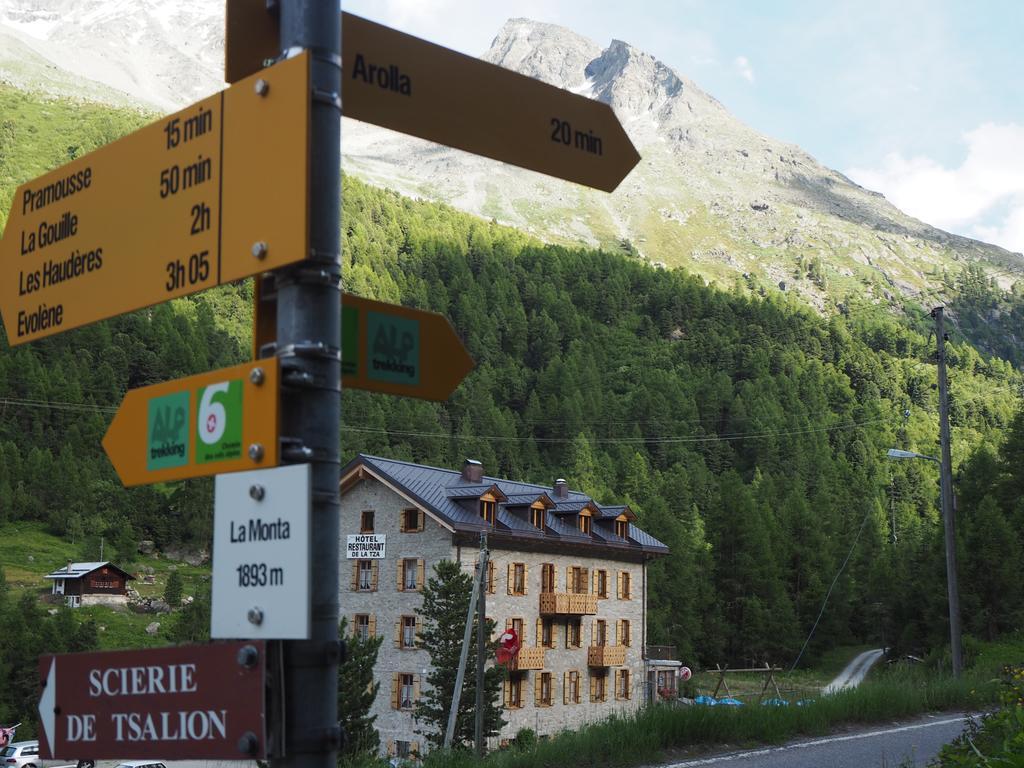 Aiguille De La Tza Hotel Arolla Exterior photo